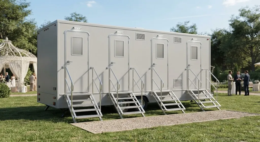 4 Stall Restroom Trailer in Mountain View, CA