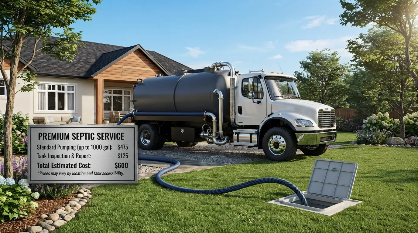 Septic Tank Pumping Cost in Mountain View, CA